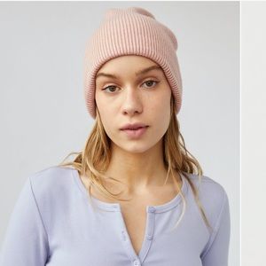 Aritzia pink “main character” beanie